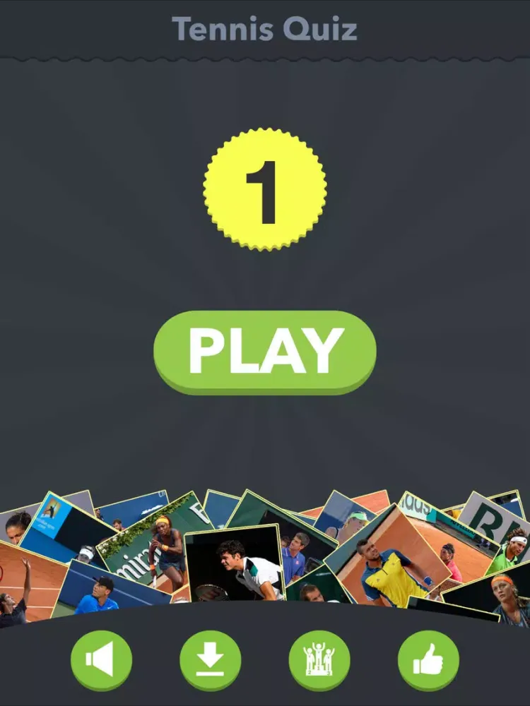 تصاویر Tennis Quiz - Guess the Famous Tennis Player! iPad 