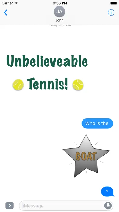 Fun Tennis Animated Stickers Screenshots