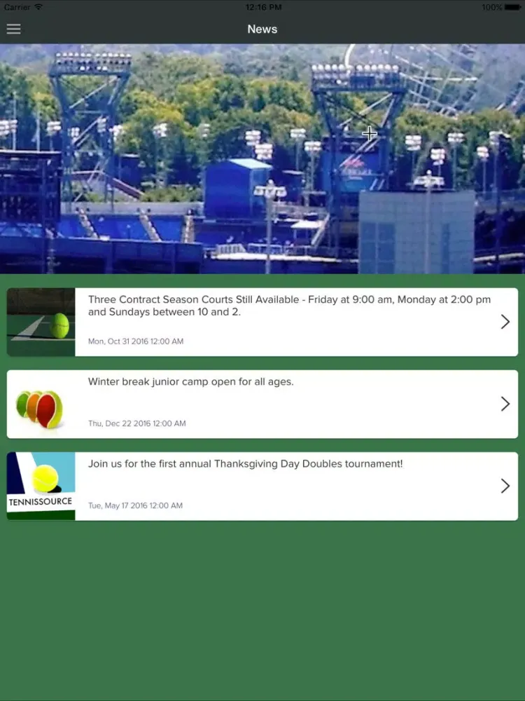 Capturas de tela do Frog Hollow Tennis iPad 