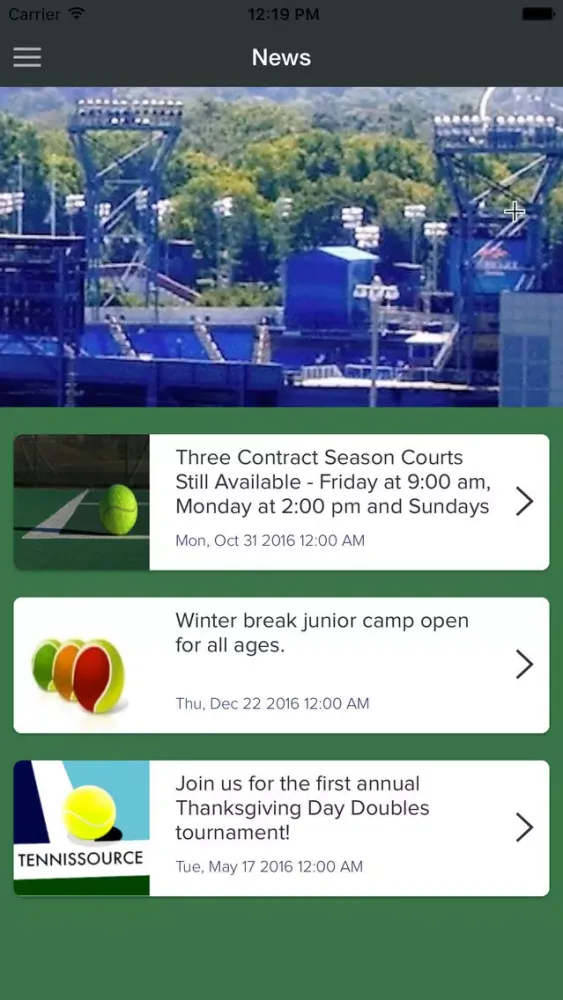 Capturas de tela do Frog Hollow Tennis