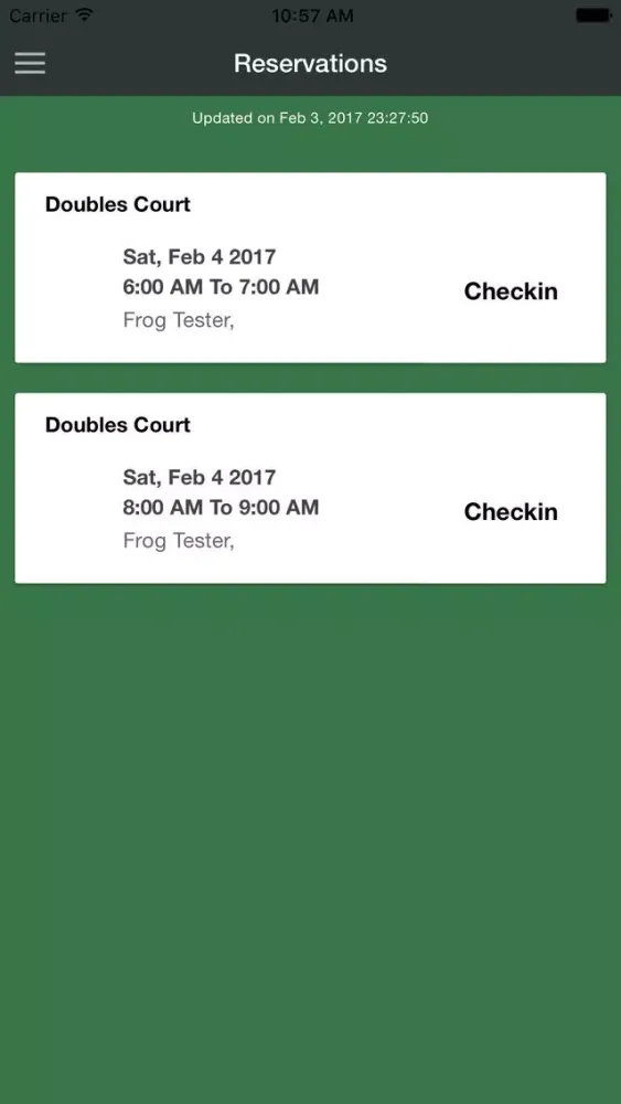 Capturas de tela do Frog Hollow Tennis