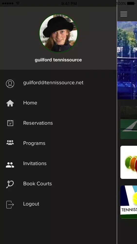 Guilford Racquet & Swim Club スクリーンショット