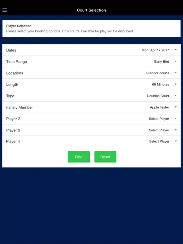 RWTT Tennis iPad  स्क्रीनशॉट
