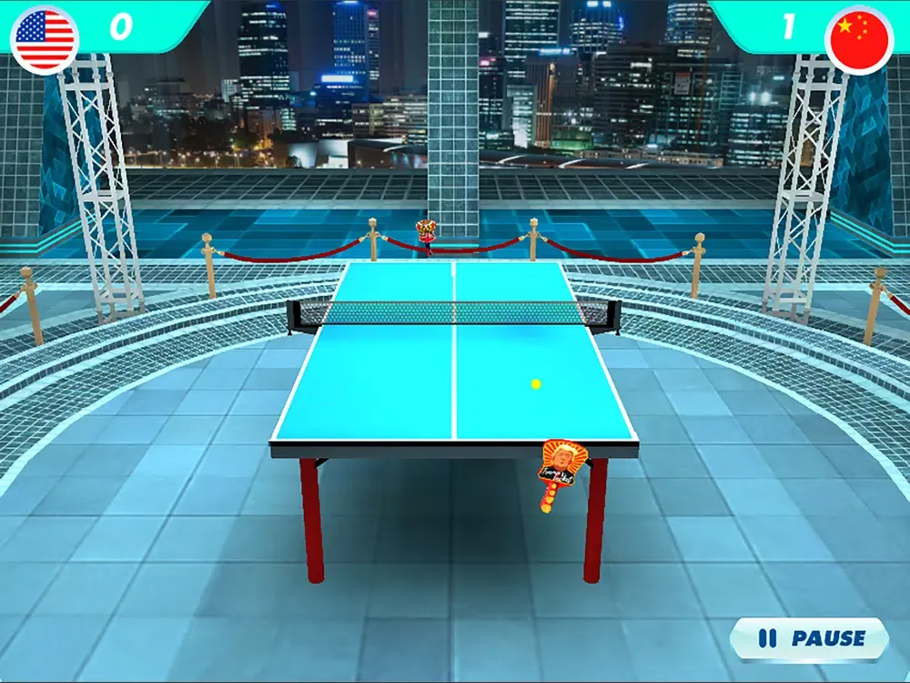 Captures d'écran de Real Table Tennis iPad 
