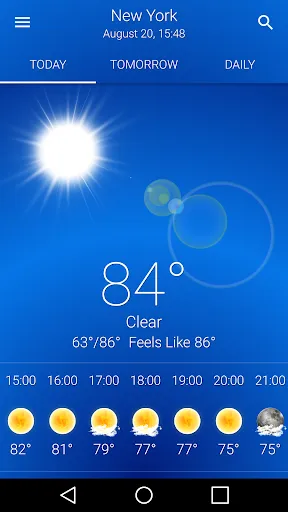 Weather: Clear Skies سکرین شاٹس