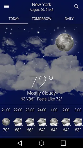 Weather: Clear Skies سکرین شاٹس