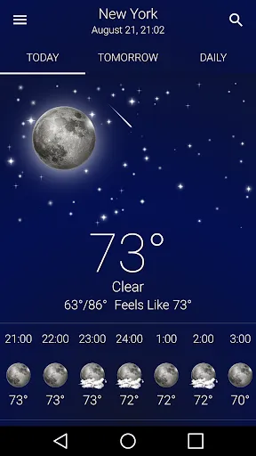 Weather: Clear Skies سکرین شاٹس