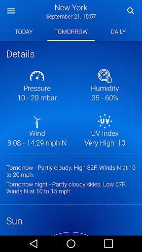 Weather: Clear Skies سکرین شاٹس