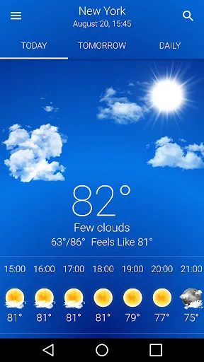 Weather: Clear Skies سکرین شاٹس