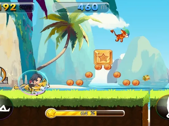 Captures d'écran de Jungle Adventure - Amazing Jungle Run Game iPad 