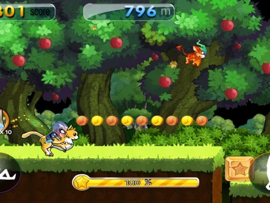 Captures d'écran de Jungle Adventure - Amazing Jungle Run Game iPad 