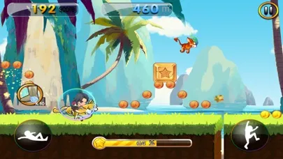 Captures d'écran de Jungle Adventure - Amazing Jungle Run Game