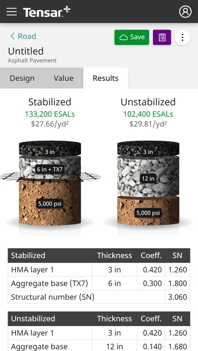 Captures d'écran de Tensar+