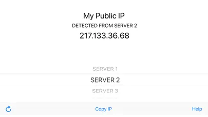 Tangkapan skrin My Public IP