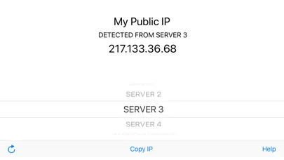 Tangkapan skrin My Public IP