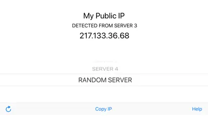 Tangkapan skrin My Public IP