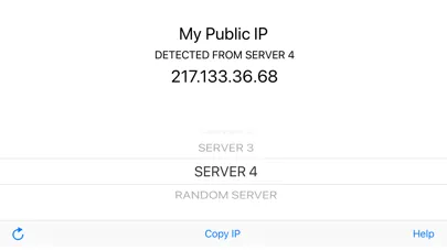 Tangkapan skrin My Public IP