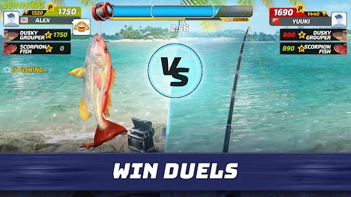 Captures d'écran de Fishing Clash