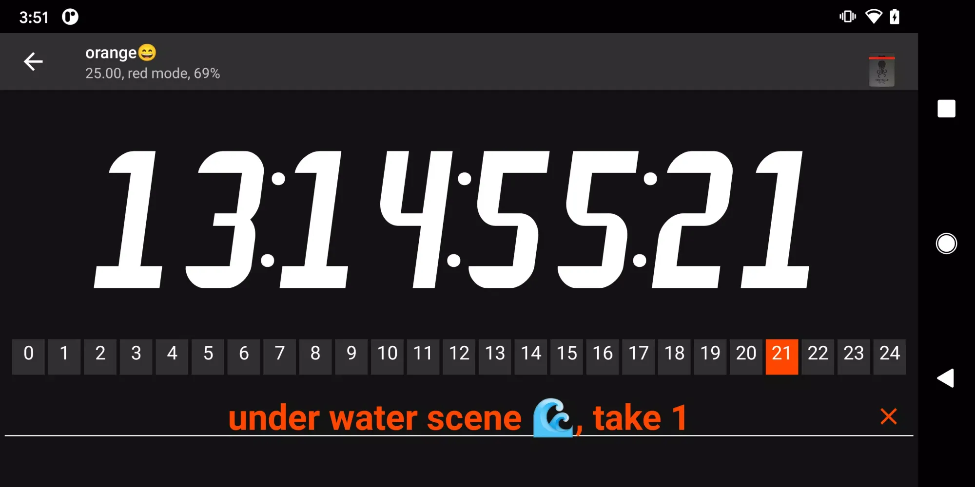 Tentacle Timebar スクリーンショット