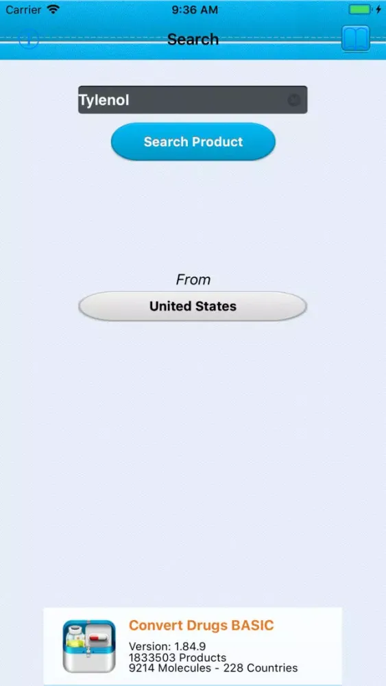 Convert Drugs Basic應用截圖
