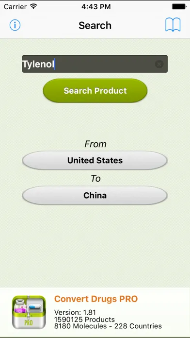 Convert Drugs Pro Screenshots
