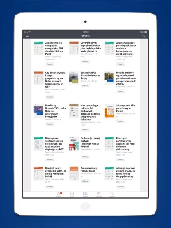 Polityka Insight iPad  স্ক্রিনশট