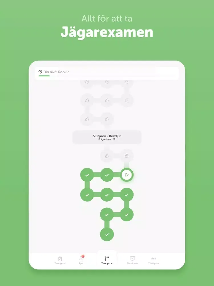 Ta Jägarexamen iPad  স্ক্রিনশট