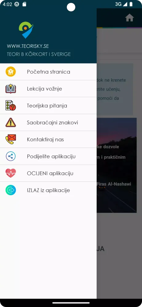 Teori På Bosniska - körkort B应用截图