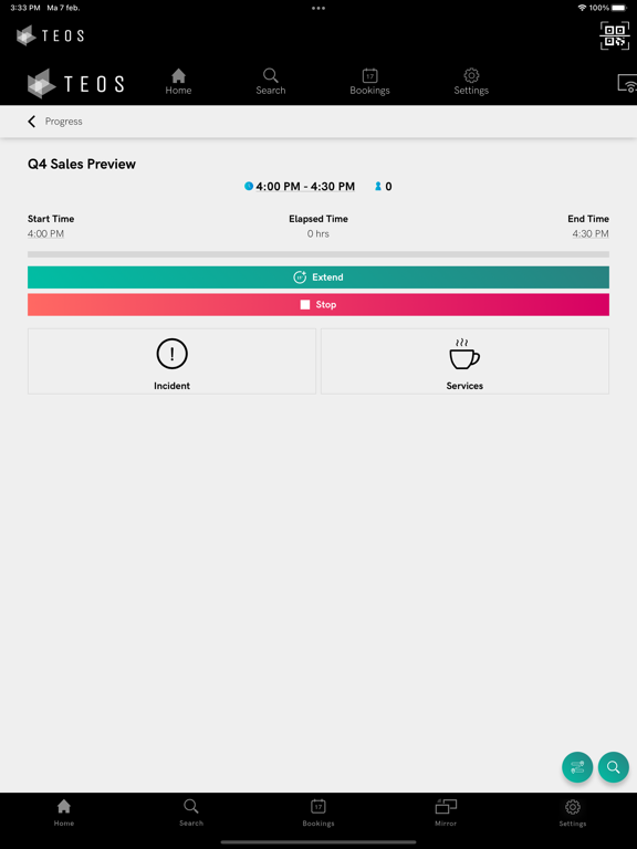 TEOS Mobile V3 iPad  Screenshots