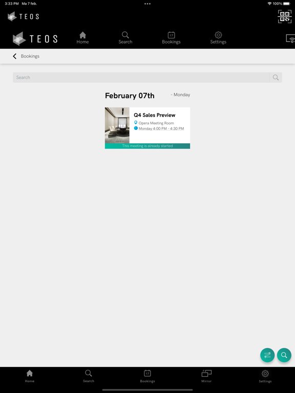 TEOS Mobile V3 iPad  Screenshots