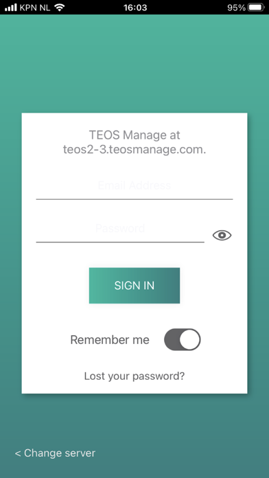 TEOS Mobile V3 Screenshots