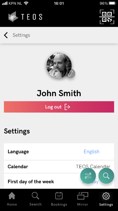TEOS Mobile V3 Screenshots