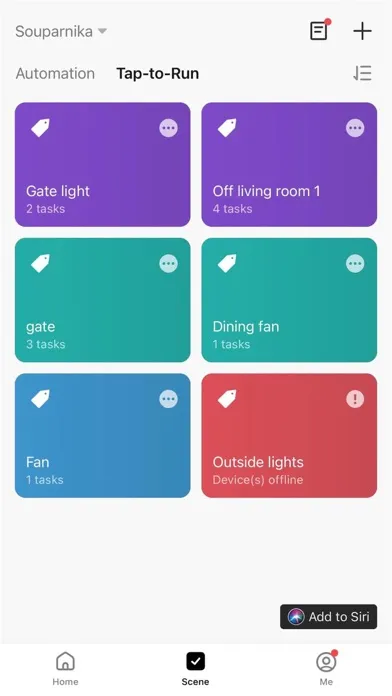 Tangkapan layar TEP SmartLife