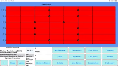 Ảnh chụp màn hình của The Chord and Scale Finder