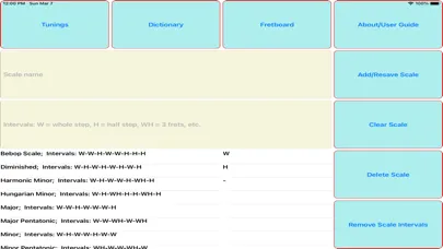 Ảnh chụp màn hình của The Chord and Scale Finder