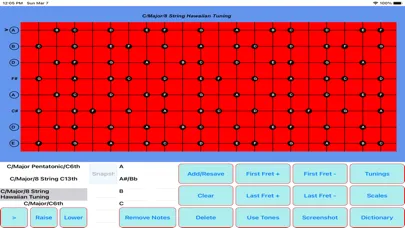 Ảnh chụp màn hình của The Chord and Scale Finder