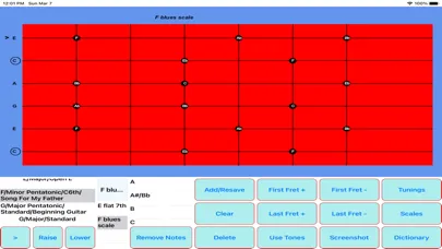 Ảnh chụp màn hình của The Chord and Scale Finder