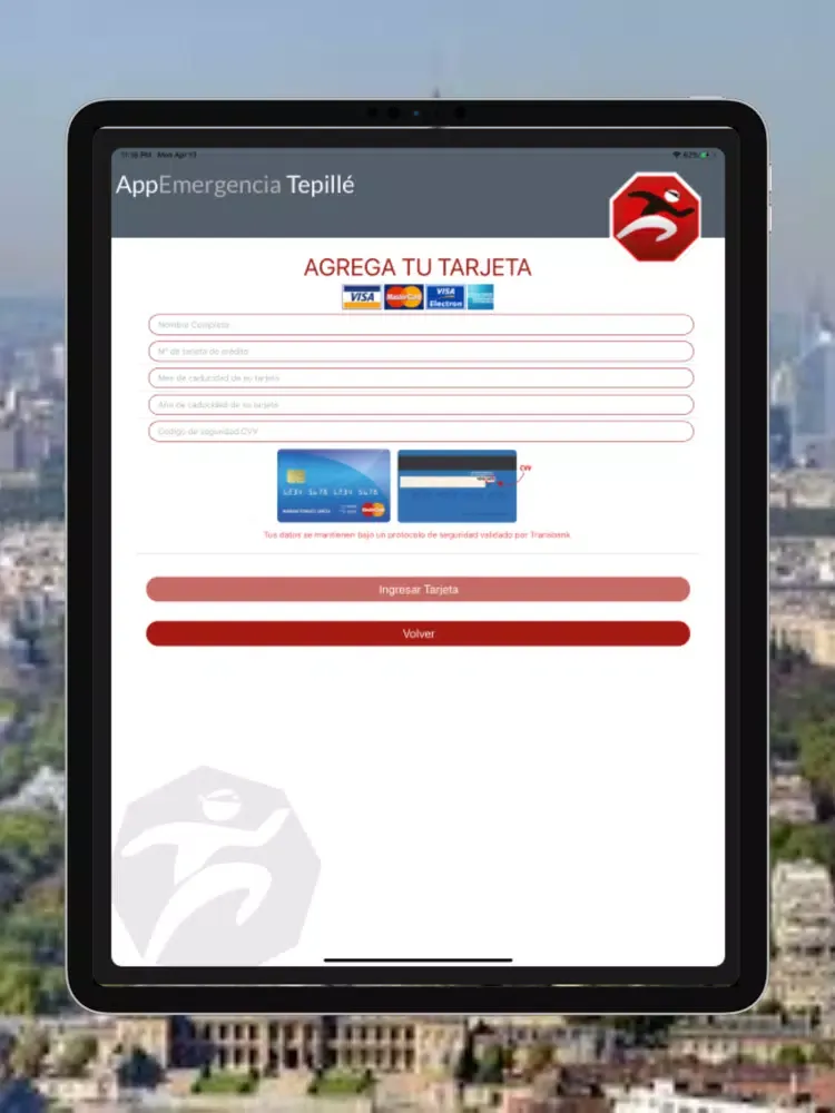 Tangkapan layar Tepillé BEM iPad 