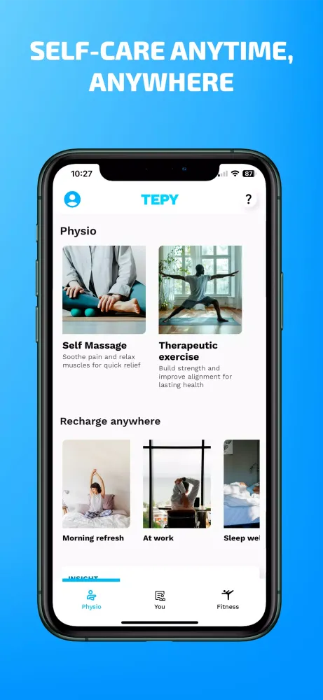 Capturas de tela do Tepy – AI for Muscle Pain