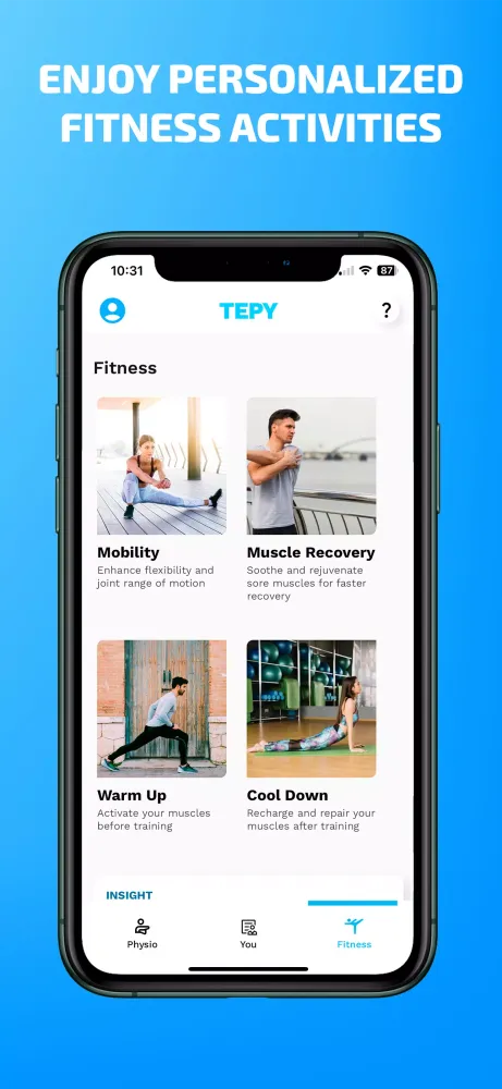 Capturas de tela do Tepy – AI for Muscle Pain