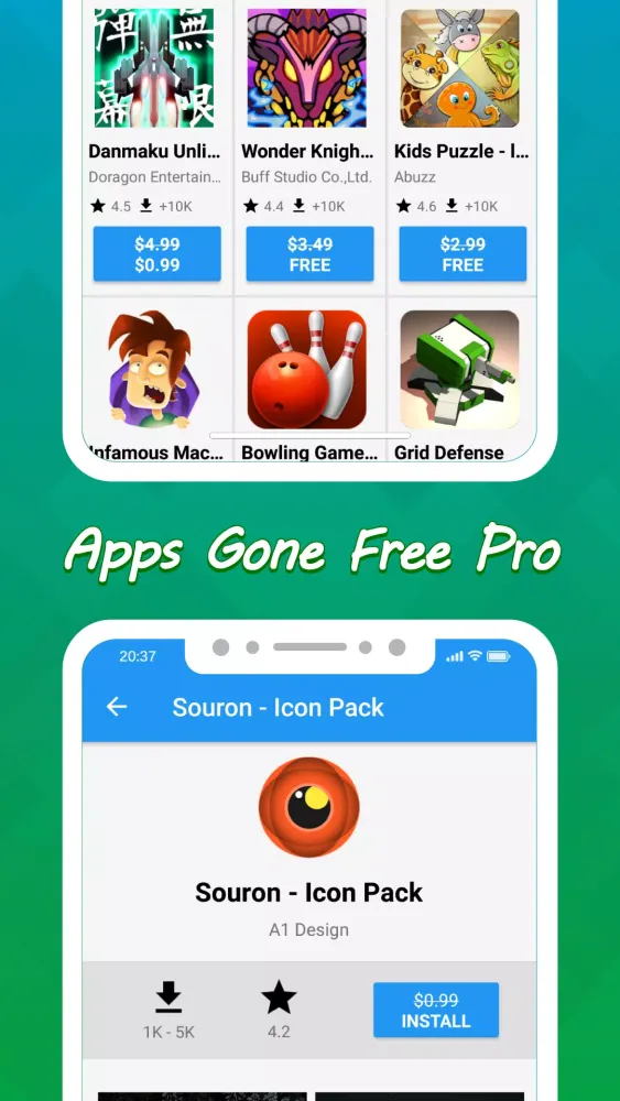 Apps Gone Free Pro Ekran Görüntüleri