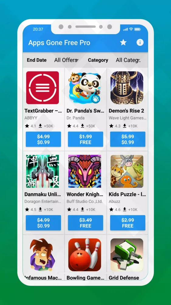 Apps Gone Free Pro Ekran Görüntüleri