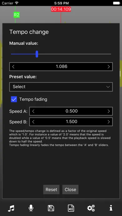 Screenshot di Music Speed Changer Lite 2
