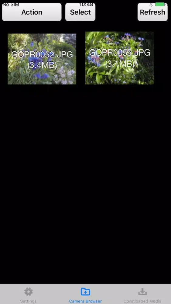 Photo and Video Browser for GoPro Hero Cameras (Wifi) Screenshots