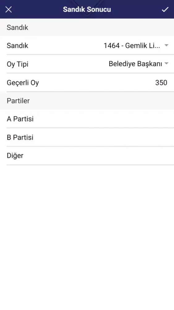 Seçim Yönet应用截图