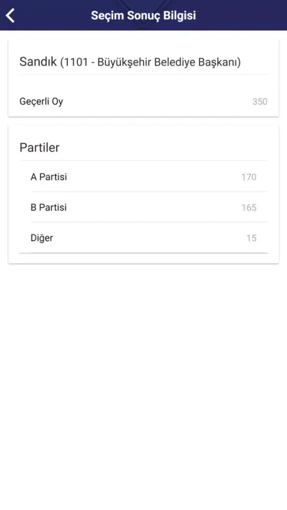 Seçim Yönet应用截图