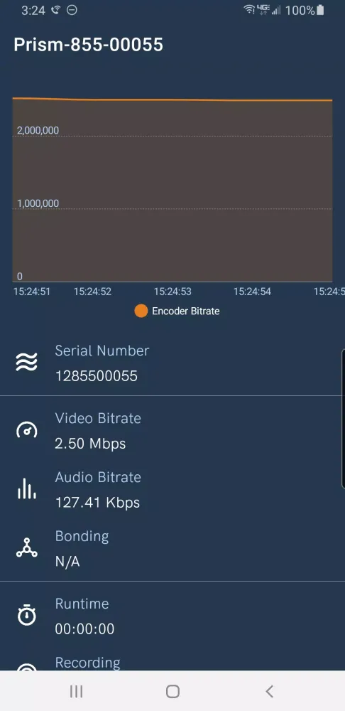 Teradek Prism Screenshots