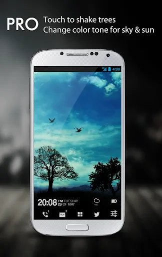 Blue Sky Pro Live Wallpaper应用截图