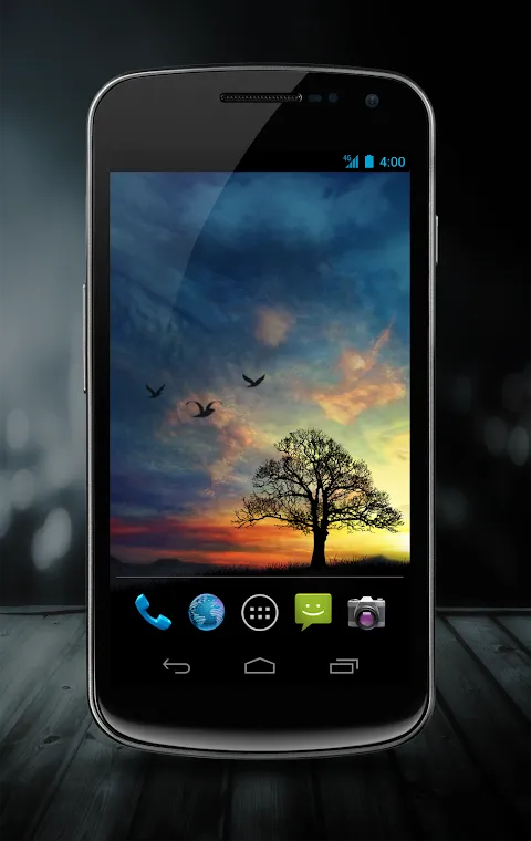 Sunset Hill Live Wallpaper - Free Screenshots