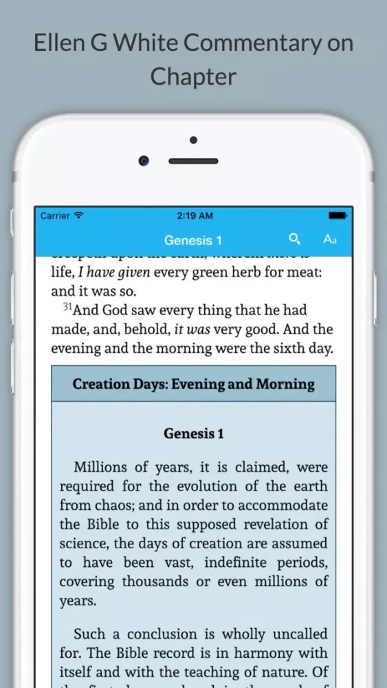 Bible with EGW Comments Screenshots
